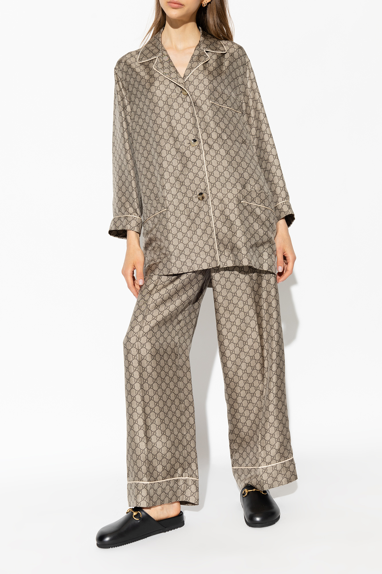 Gucci silk discount pajamas